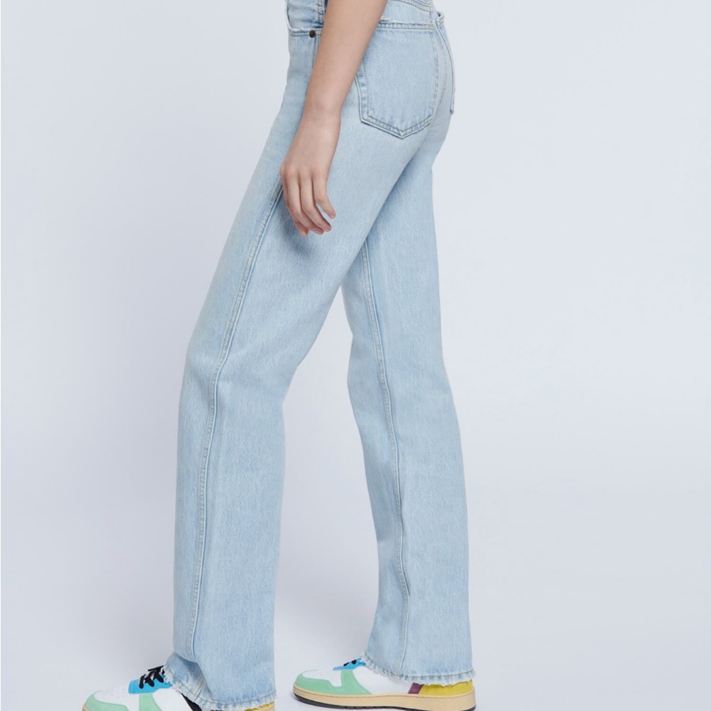 Worn Once. Size 23 Re/Done High Rise Loose in Light Indigo.